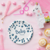 Assiettes En Carton Berry bébé bientôt (Fête)