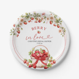 Assiettes En Carton Berry Coquette dans Love Fête des mariées Plaques 
