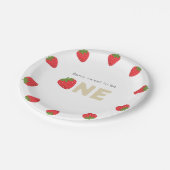 Assiettes En Carton Berry doux minimum 1er anniversaire (Angle)