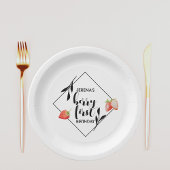 Assiettes En Carton Berry First | 1er anniversaire | fraise | Moderne