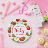 Assiettes En Carton Berry fraise Baby shower sucré Sur le chemin (Fête)