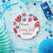 Assiettes En Carton Berry premier anniversaire (Fête)