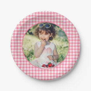 Assiettes En Carton Berry Sweet Strawberry 1er fête d'anniversaire