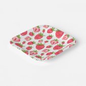Assiettes En Carton Berry Sweet Strawberry Patten mignon Anniversaire (Angulaire)