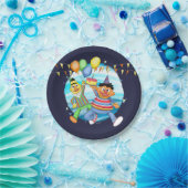 Assiettes En Carton Bert et Ernie Balloons d'anniversaire (Fête)