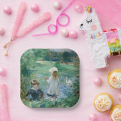 Assiettes En Carton Berthe Morisot - À côté d'un lac (Fête)