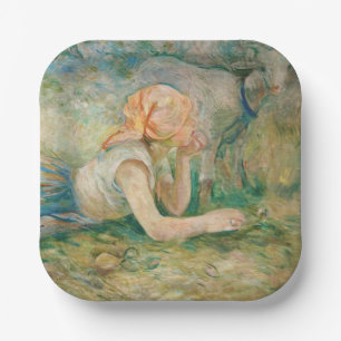 Assiettes En Carton Berthe Morisot - Bergère couchée