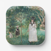 Assiettes En Carton Berthe Morisot - La chasse aux papillons (Recto)