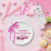 Assiettes En Carton Besties Malibu Pink Doll Plage Anniversaire (Fête)