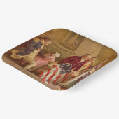 Assiettes En Carton Betsy Ross, 1777 (Histoire américaine) (Patriote a (Angulaire)