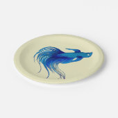 Assiettes En Carton Betta fish (Angle)