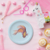Assiettes En Carton Betta fish (Fête)