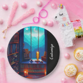 Assiettes En Carton Bibliothèque Night Sky (Fête)