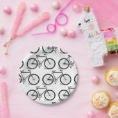 Assiettes En Carton Bicyclettes anciennes Vélo Art COULEUR ARRIÈRE - P (Fête)