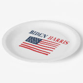 Assiettes En Carton Biden Harris 2020 (Angle)