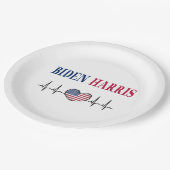 Assiettes En Carton Biden Harris 2020 (Angle)