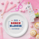 Assiettes En Carton Biden Harris 2020 (Fête)