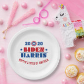 Assiettes En Carton Biden Harris 2020 (Fête)