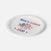 Assiettes En Carton Biden Harris 2020 (Angle)