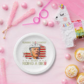 Assiettes En Carton Biden Vélo Courir Le Pays Est Comme Rid (Fête)