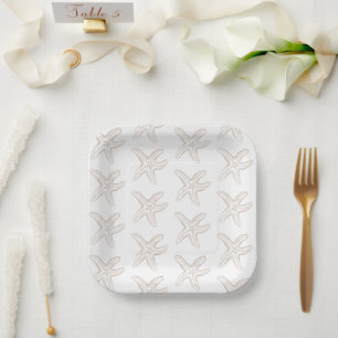 Assiettes En Carton Bientôt de nouveau parmi nous Baby Shower Étoile d