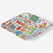 Assiettes En Carton Bienvenue À L'École (Angulaire)