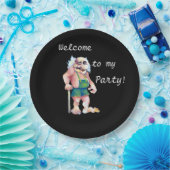 Assiettes En Carton Bienvenue À Mon Parti - Ogre Scandinave (Fête)