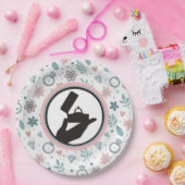 Assiettes En Carton Bienvenue à Notre Début (Fête)