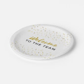 Assiettes En Carton Bienvenue dans le Pap d'accueil des nouveaux emplo (Angle)