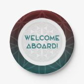 Assiettes En Carton bienvenue dans l'équipe de géométrie sacrée (Devant)