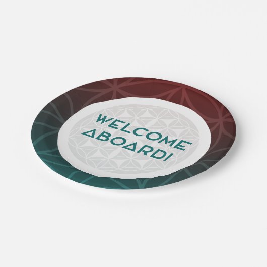 Assiettes En Carton bienvenue dans l'équipe de géométrie sacrée (Angle)