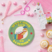 Assiettes En Carton Bienvenue Retour À L'École Bookworm (Fête)