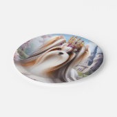 Assiettes En Carton Biewer Terrier Princess Plare (Angle)