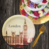 Assiettes En Carton Big Ben Horloge & Londres, Westminster / Royaume-U