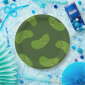 Assiettes En Carton Big Dill Green Pickle Baby shower (Fête)
