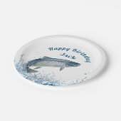 Assiettes En Carton Big Fish In Water Fête d'anniversaire (Angle)