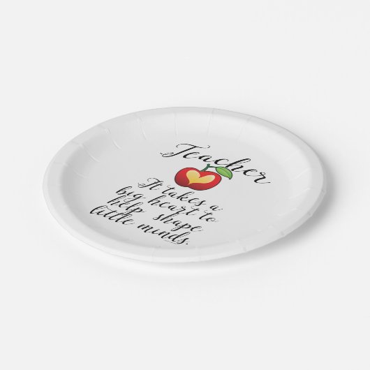 Assiettes En Carton Big Heart To Help Shape Little Minds (Angle)