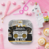 Assiettes En Carton BIG ONE 1er anniversaire Boombox Plaques de gâteau (Fête)