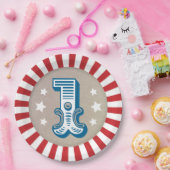 Assiettes En Carton Big One Circus Carnival Anniversaire (Fête)