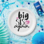 Assiettes En Carton Big Sis de nouveau (Fête)