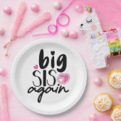 Assiettes En Carton Big Sis de nouveau (Fête)