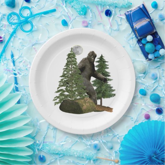 Assiettes En Carton Bigfoot (Fête)