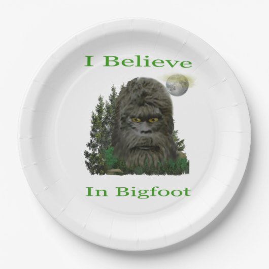 Assiettes En Carton Bigfoot (Devant)