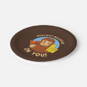 Assiettes En Carton Bigfoot croit en vous (Angle)