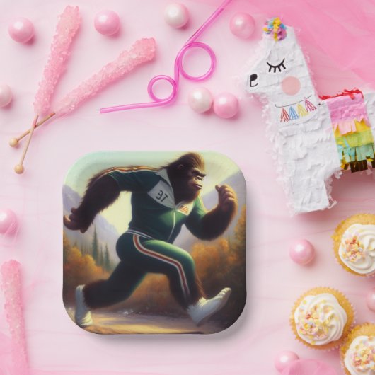 Assiettes En Carton Bigfoot en cours (Fête)