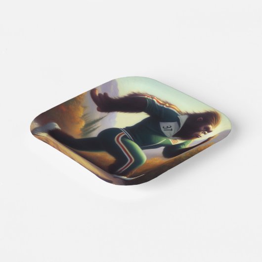 Assiettes En Carton Bigfoot en cours (Angulaire)