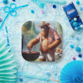 Assiettes En Carton Bigfoot Grilling Burgers (Fête)