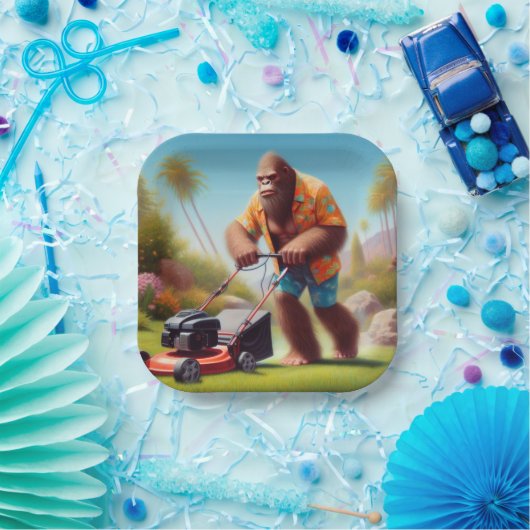 Assiettes En Carton Bigfoot Mutation (Fête)