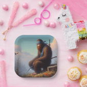 Assiettes En Carton Bigfoot Ninja (Fête)