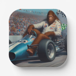 Assiettes En Carton Bigfoot Racecar